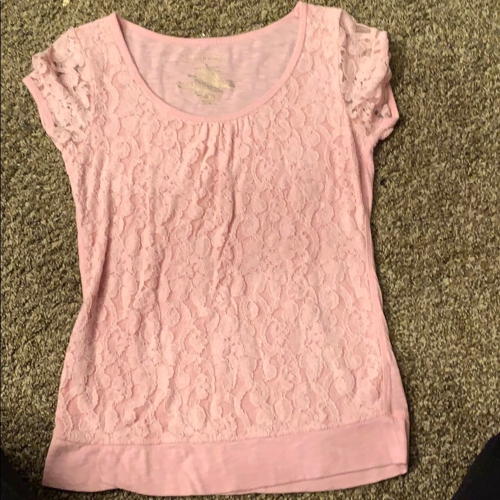 Flower designed blouse